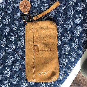 Oilily tan Clutch